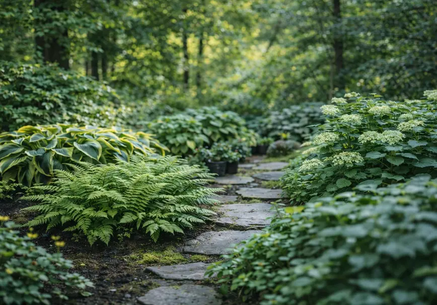 Aménager un jardin ombragé : les meilleures plantes pour les espaces sans soleil direct